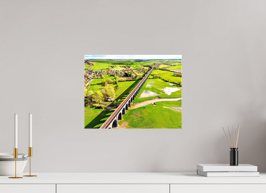 40 x 30 cm, Canvas Harringworth Viaduct UK