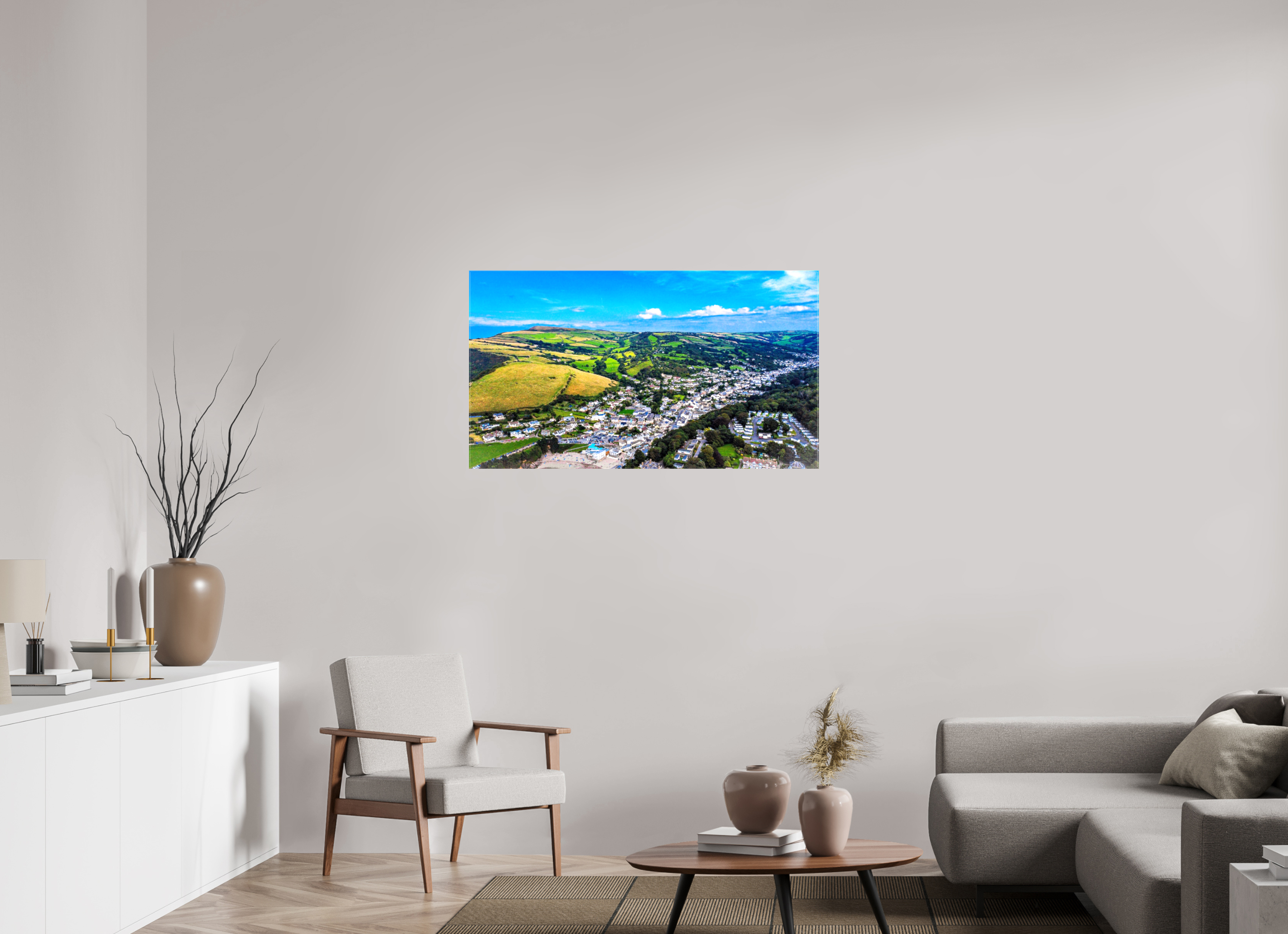 112 x 63 cm, Canvas Devon - Sandaway Beach