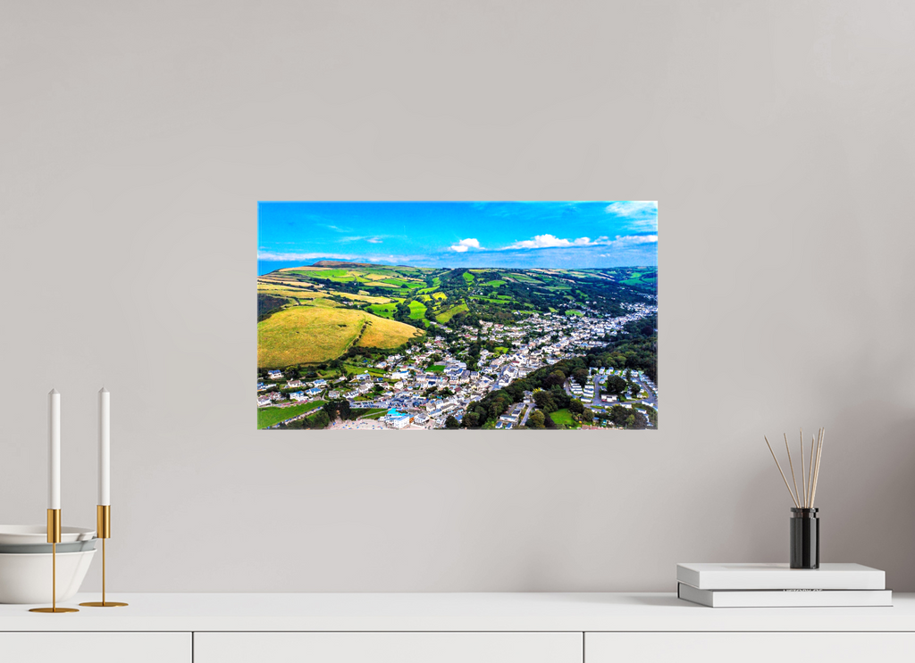 48 x 27 cm, Canvas Devon - Sandaway Beach