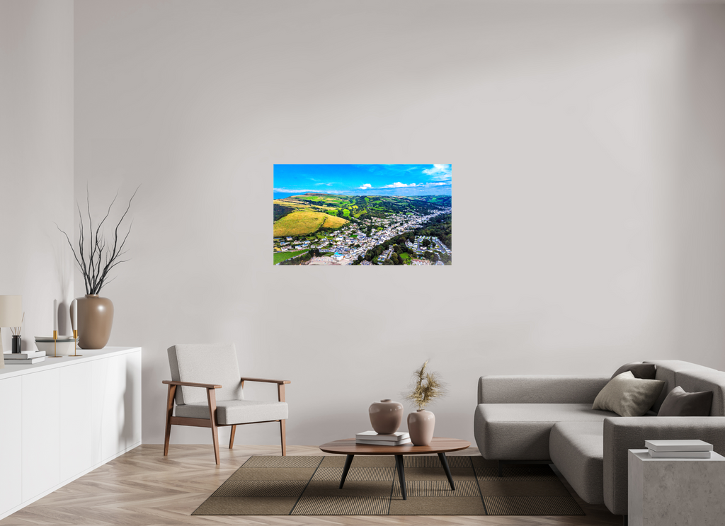 128 x 72 cm, Canvas Devon - Sandaway Beach