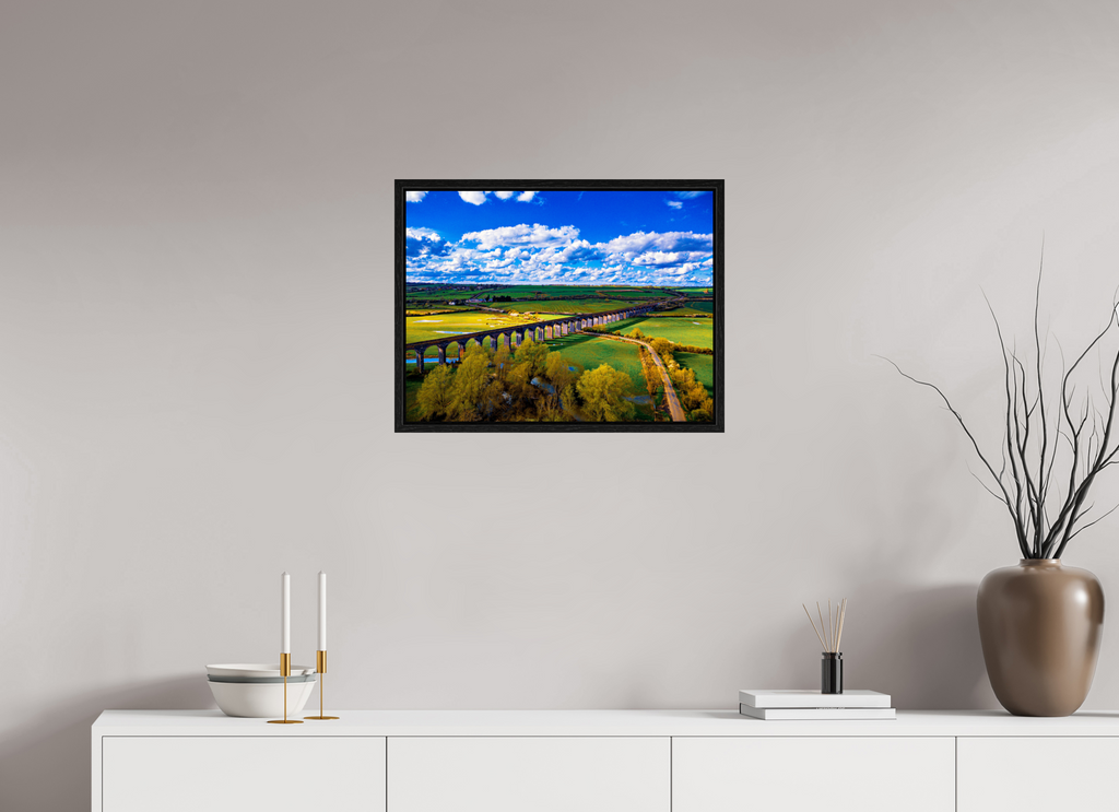 60 x 45 cm, Floater Frame Harringworth Viaduct UK