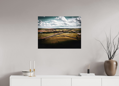 80 x 60 cm, Photo Print Under Acrylic Glass Harringworth Viaduct UK