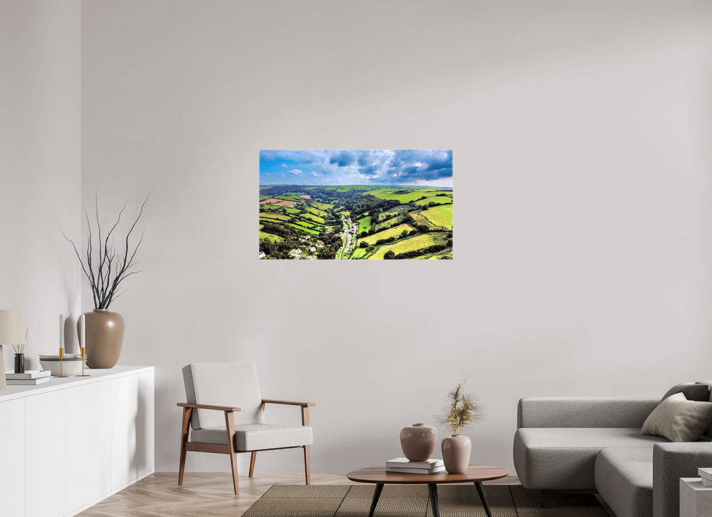 112 x 63 cm, Canvas Devon - Sandaway Beach