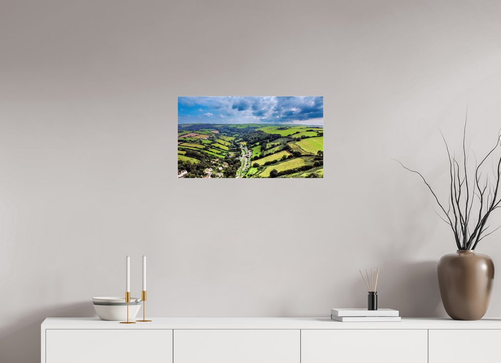 64 x 36 cm, Photo Print Under Acrylic Glass Devon - Sandaway Beach