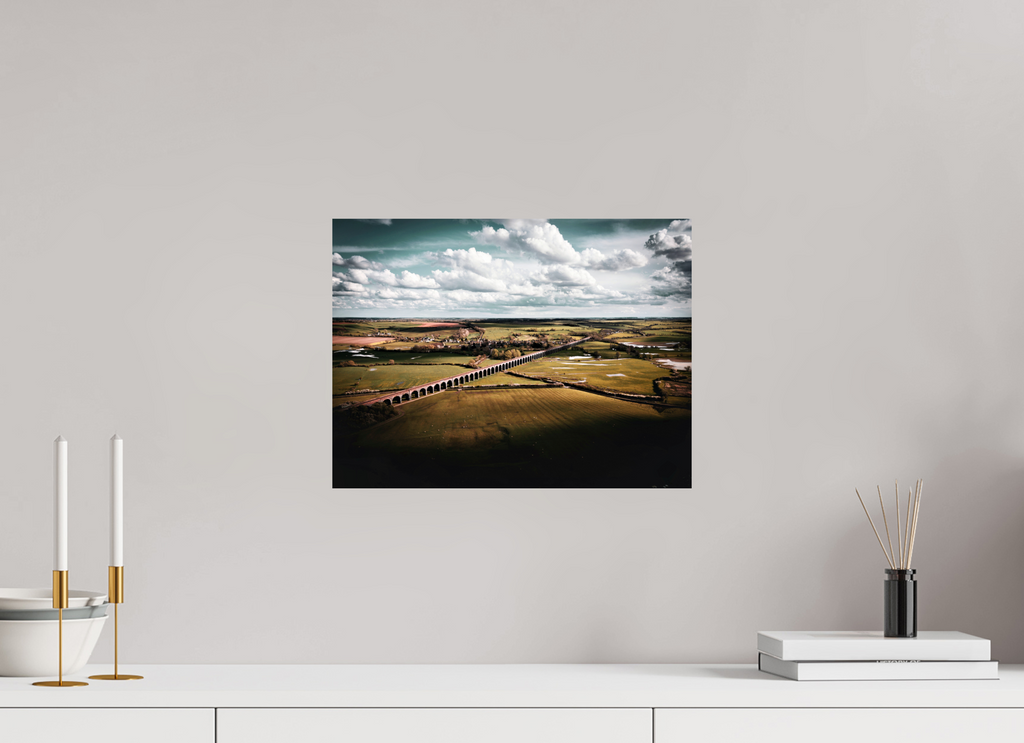 40 x 30 cm, Photo Print On Fuji Crystal DP II Harringworth Viaduct UK