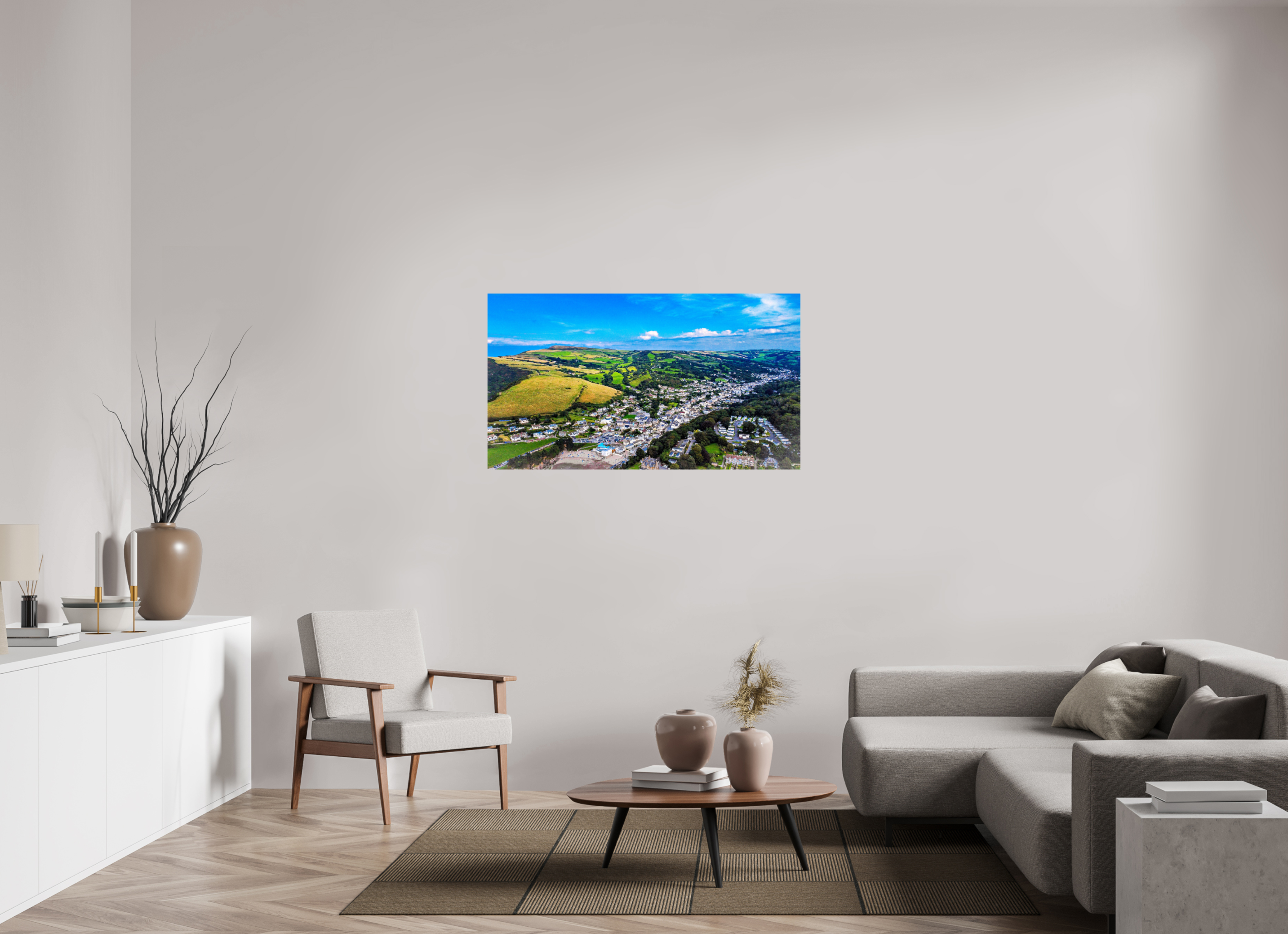 128 x 72 cm, Photo Print On Fuji Crystal DP II Devon - Sandaway Beach