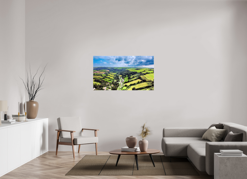 128 x 72 cm, Canvas Devon - Sandaway Beach