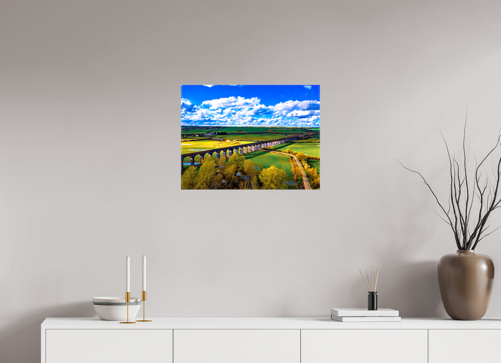 60 x 45 cm, Canvas Harringworth Viaduct UK