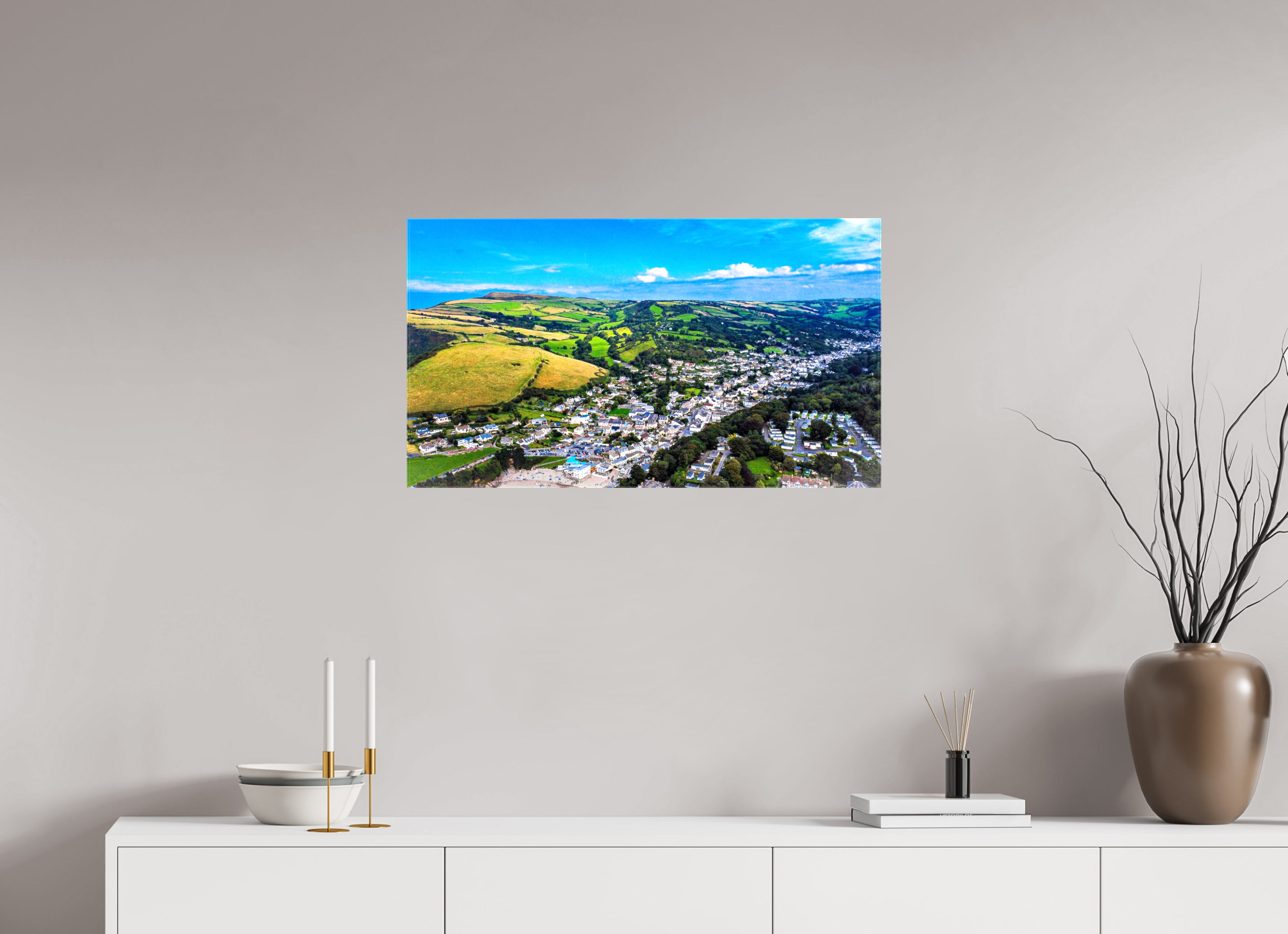 80 x 45 cm, Canvas Devon - Sandaway Beach