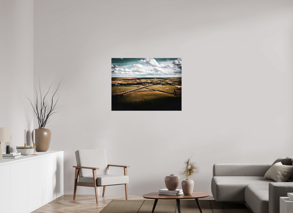 100 x 75 cm, Photo Print On Fuji Crystal DP II Harringworth Viaduct UK