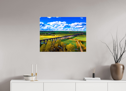 80 x 60 cm, Canvas Harringworth Viaduct UK