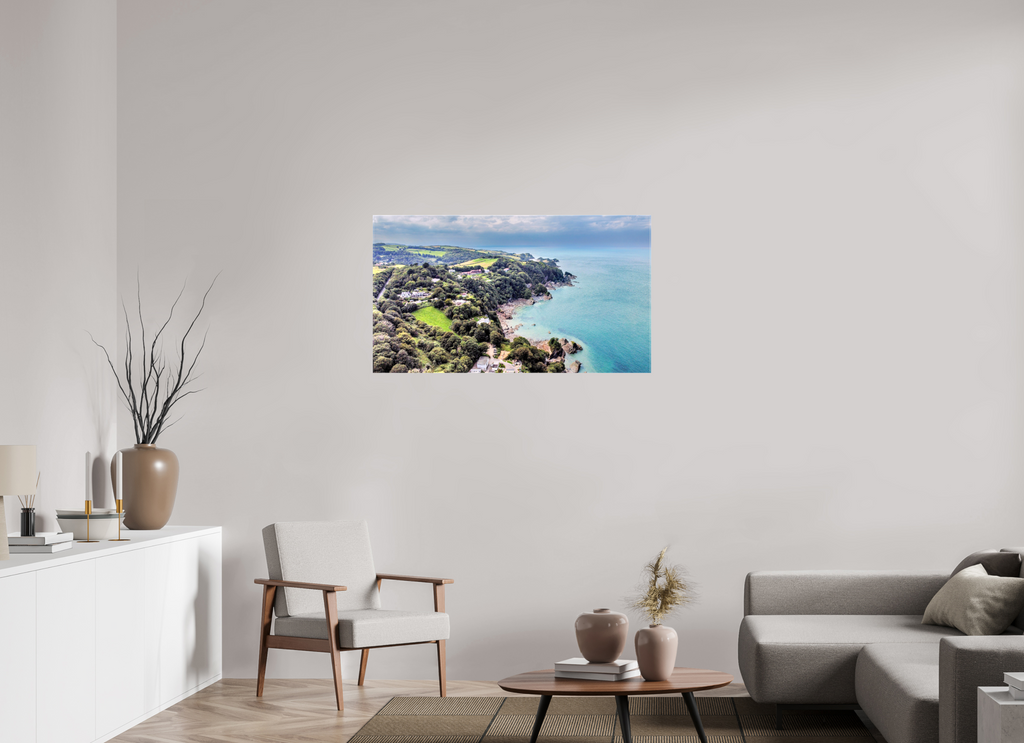 112 x 63 cm, Canvas Devon - Sandaway Beach