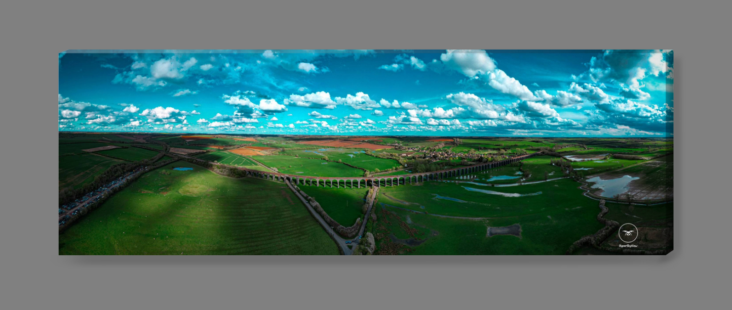 Harringworth Viaduct Panoramic Canvas/Photo Print