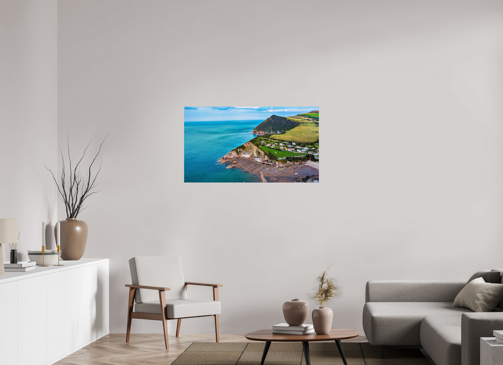 112 x 63 cm, Photo Print On Fuji Crystal DP II Devon - Sandaway Beach