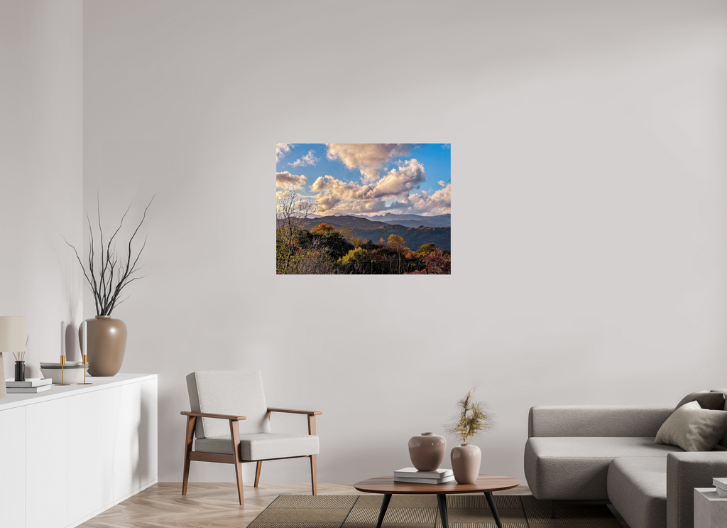 100 x 75 cm, Photo Print Under Acrylic Glass Hill Top on Acrylic Glass
