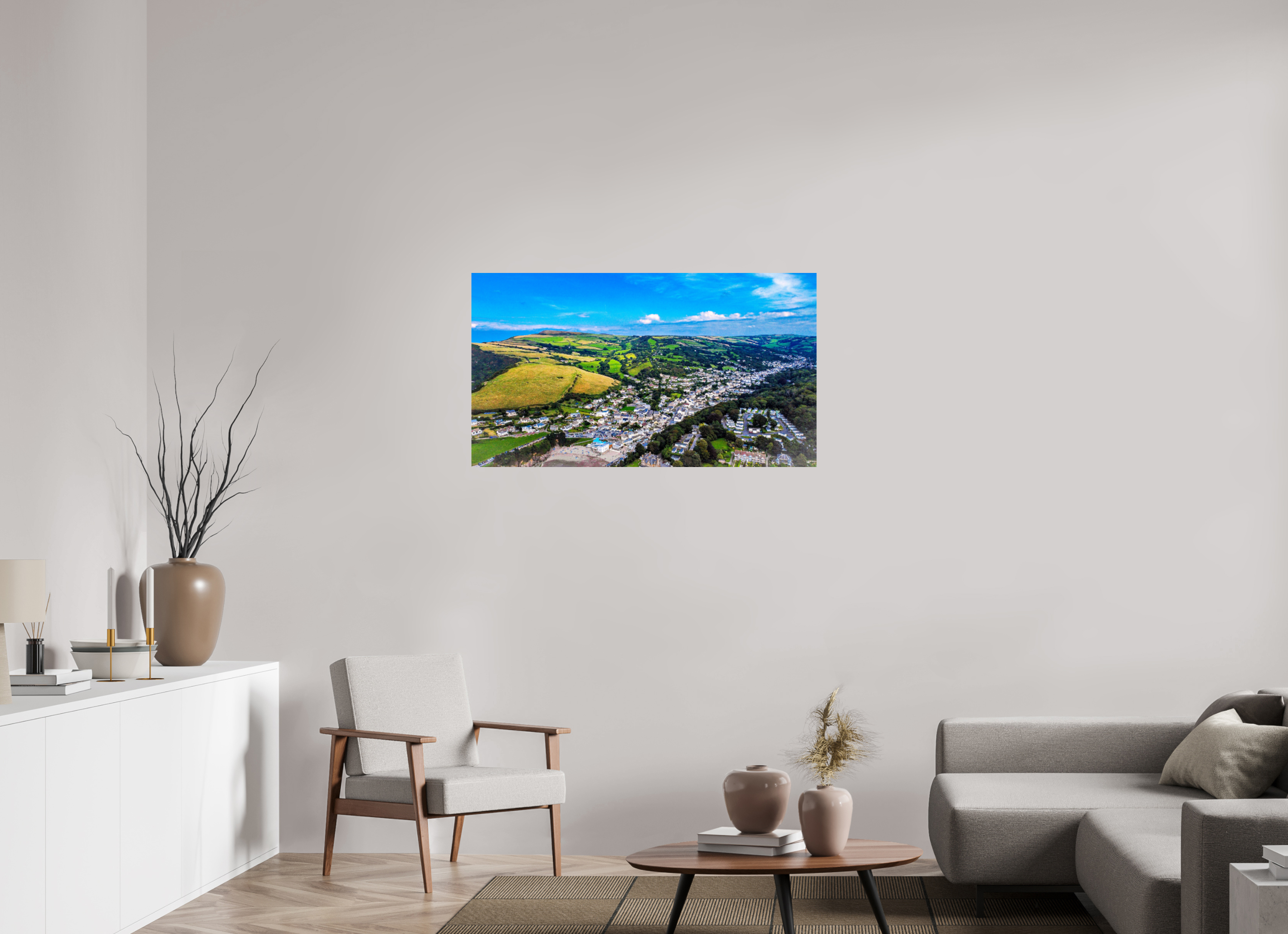 112 x 63 cm, Photo Print On Fuji Crystal DP II Devon - Sandaway Beach