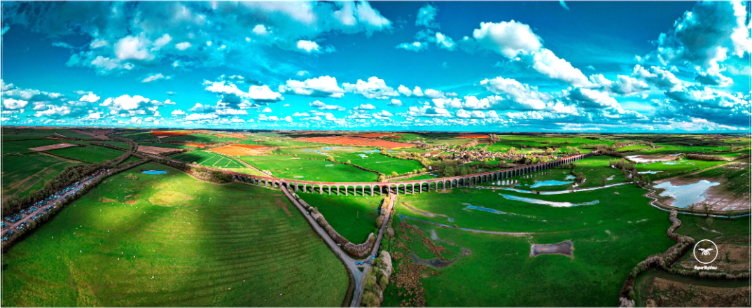 Main image Harringworth Viaduct UK Panorama