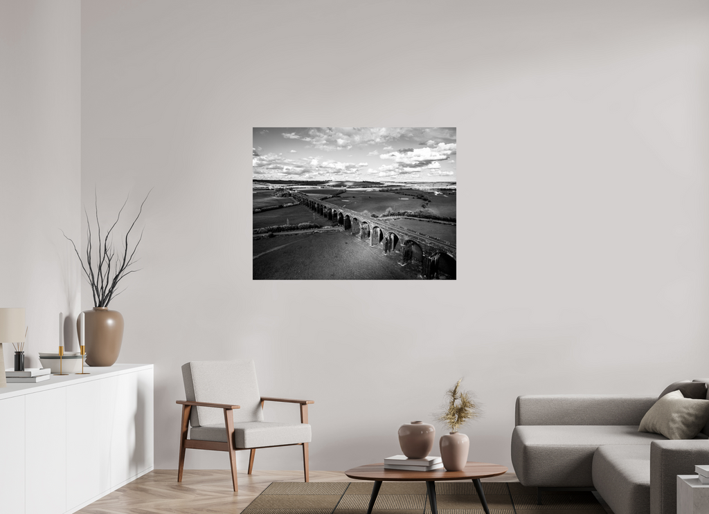 120 x 90 cm, Photo Print On Fuji Crystal DP II Harringworth Viaduct UK