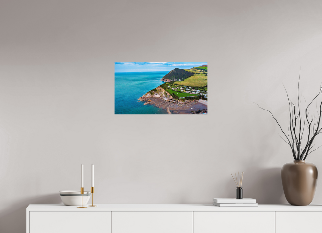 64 x 36 cm, Photo Print On Fuji Crystal DP II Devon - Sandaway Beach