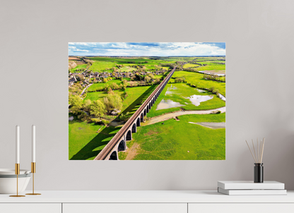 60 x 45 cm, Photo Print Under Acrylic Glass Harringworth Viaduct UK