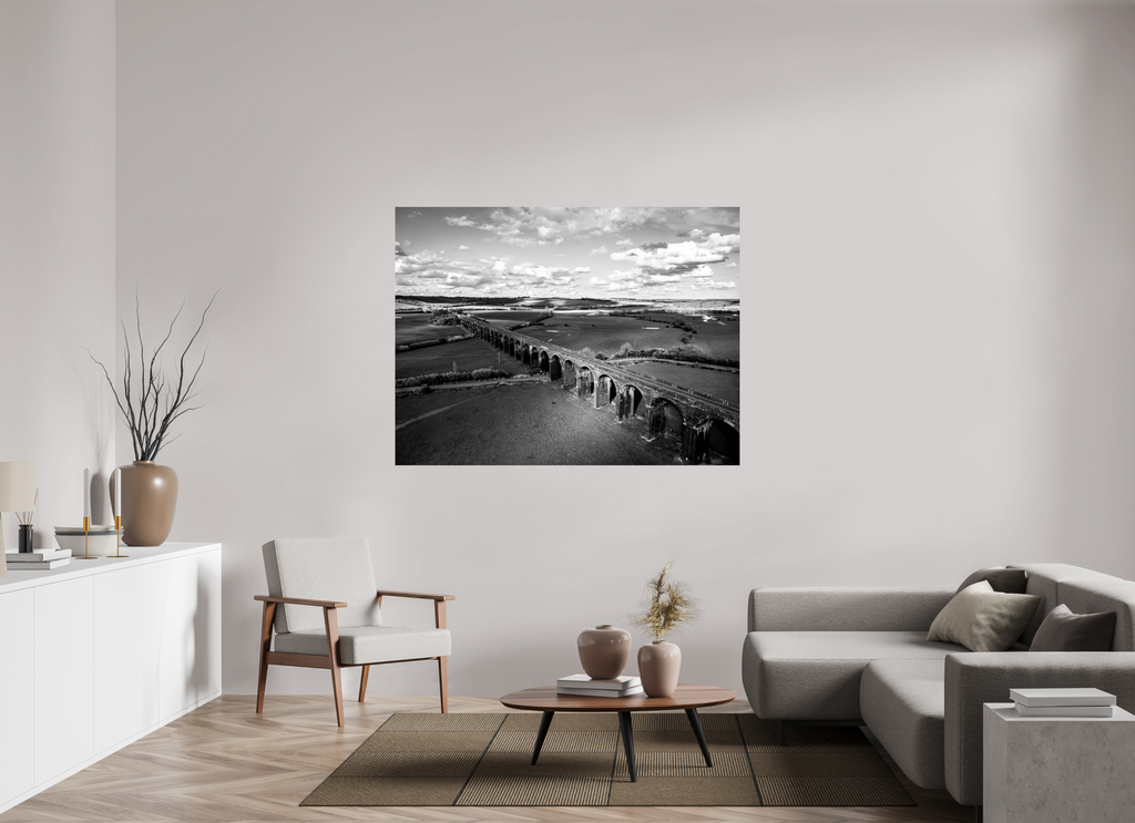 160 x 120 cm, Photo Print On Fuji Crystal DP II Harringworth Viaduct UK