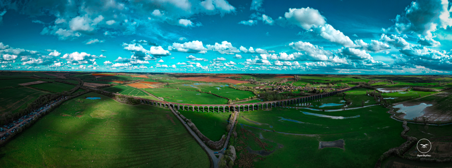 Harringworth Viaduct Panoramic Canvas/Photo Print